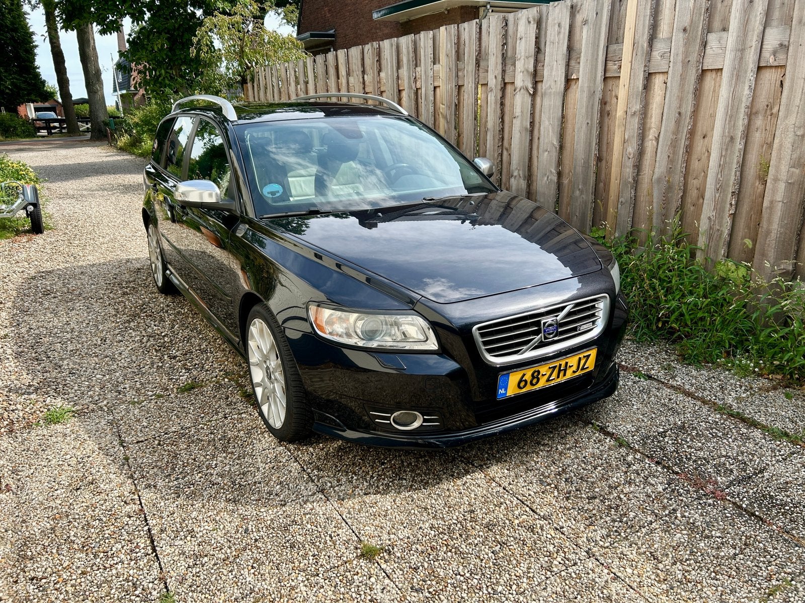 Volvo V50 2.0 D 2008 R-Design Nieuwe APK 09-2027, Auto's, Voorwielaandrijving, 136 pk, Zwart, 4 cilinders