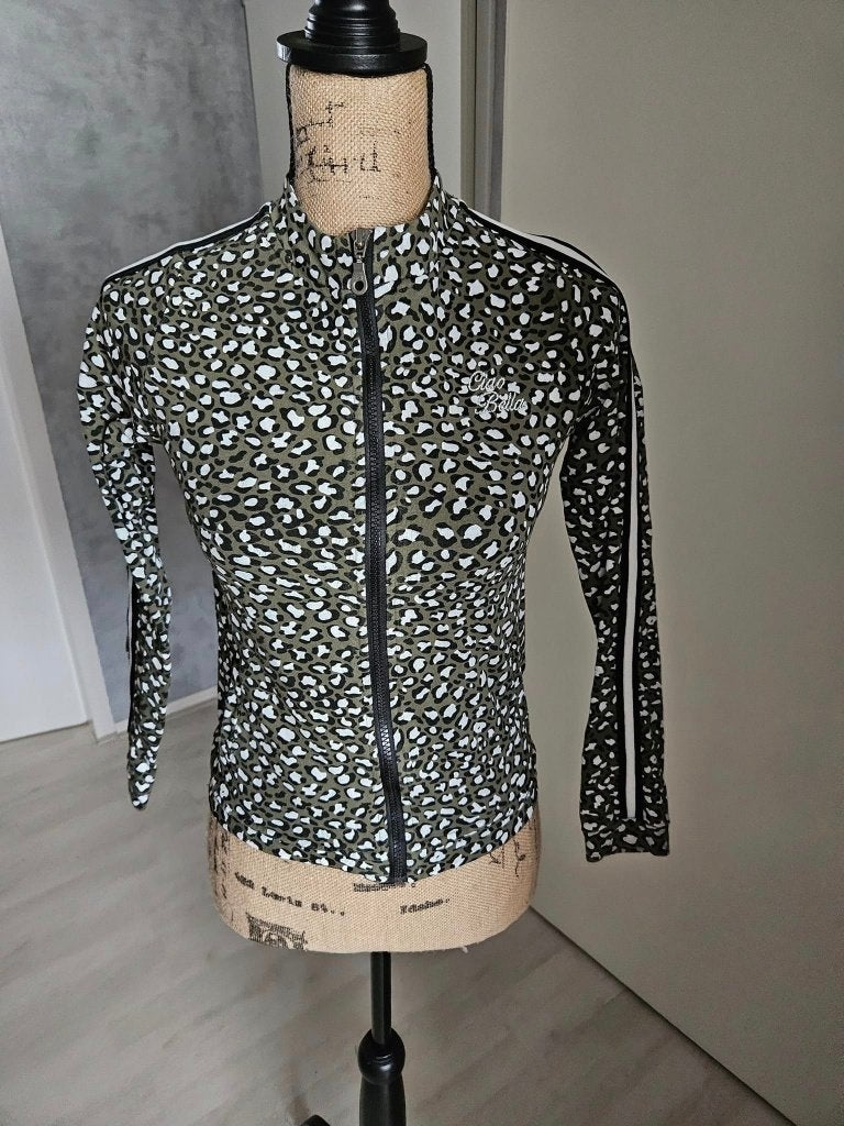 Leopard print jasje met rits maat 164, Kinderen en Baby's, Kinderkleding | Maat 164, Meisje, Ophalen of Verzenden, Zo goed als nieuw