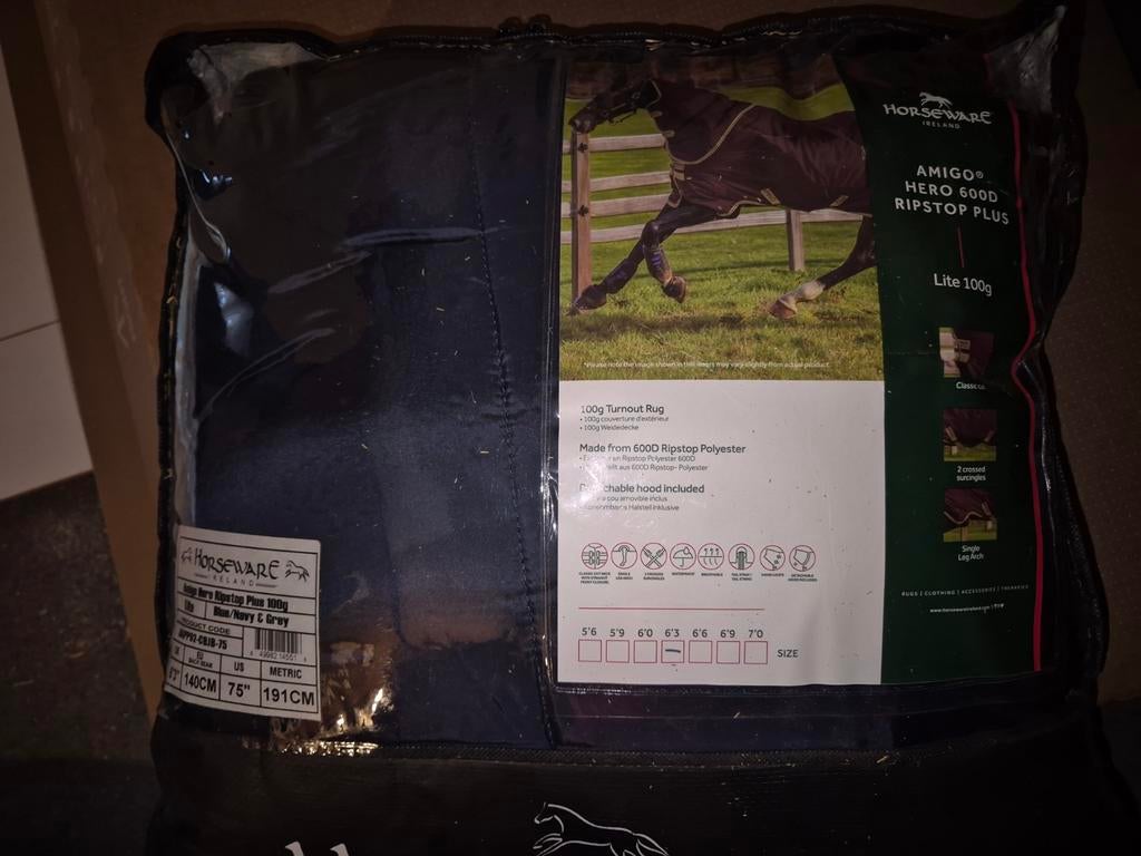 Horseware Amigo deken + liner, Ophalen