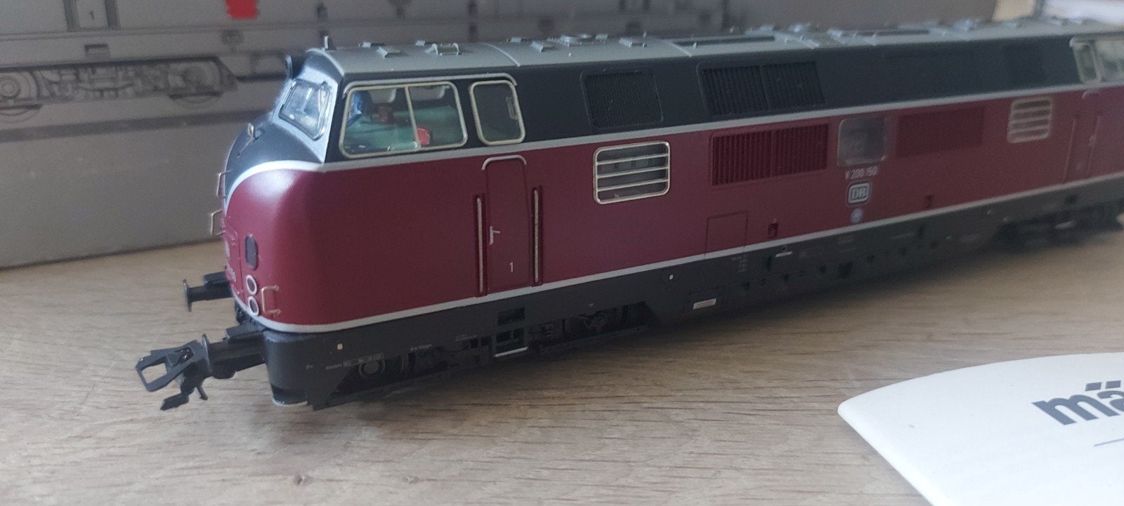 Märklin DB V 200 150 dieselloc dig/fullsound artnr 39821 ovp, Arnold, Wisselstroom, Locomotief, Ophalen of Verzenden