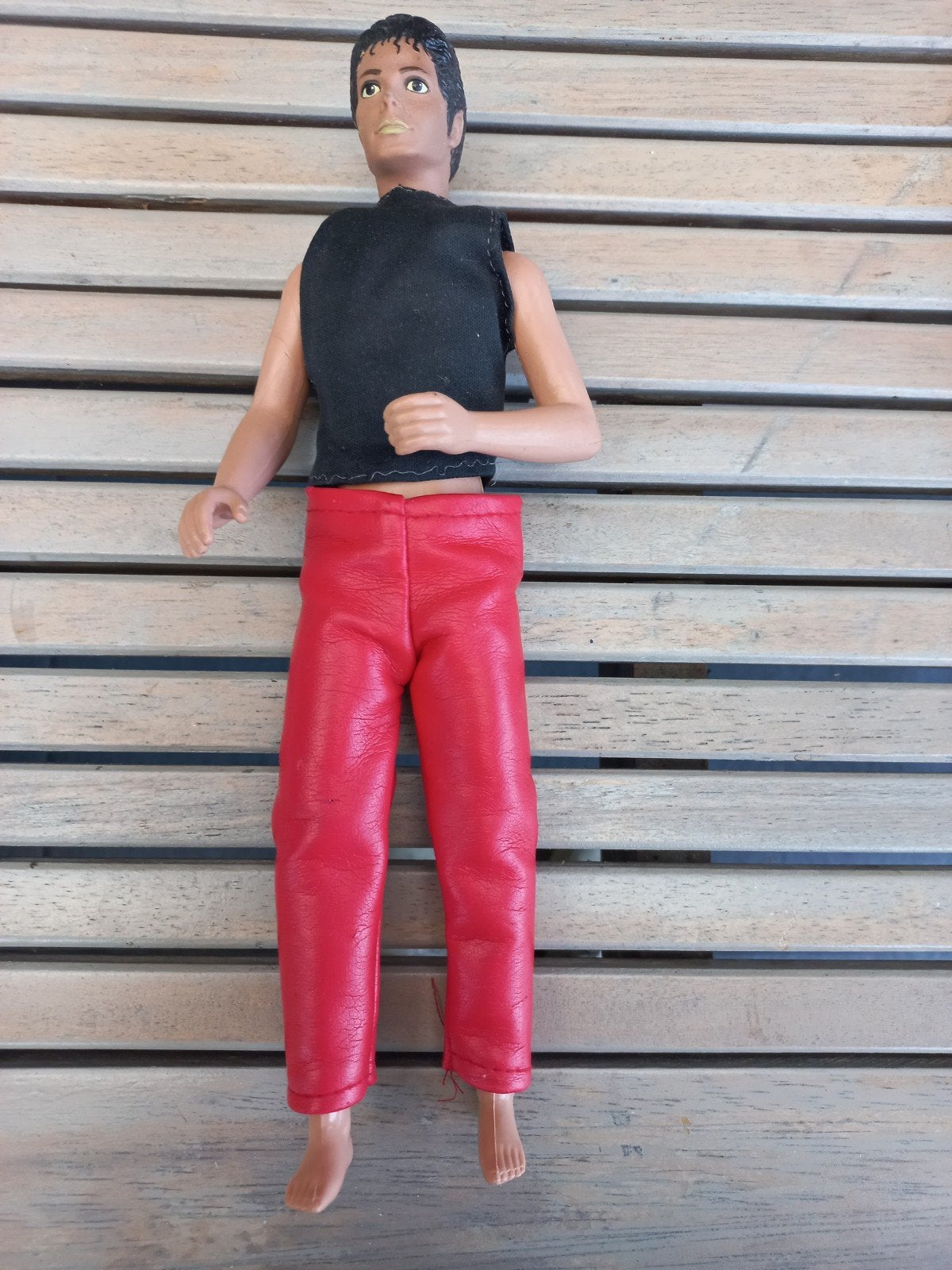 Michael Jackson barbie pop uit jaren 1984, Ophalen of Verzenden, Gebruikt, Overige typen, Levensecht of Reborn