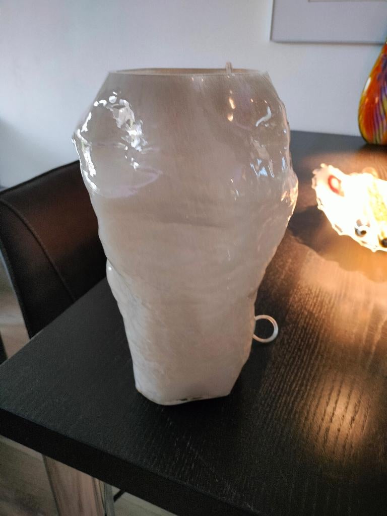 Design Art Tafellamp Lamp IJs Rock Glas 1990, Ophalen of Verzenden, Zo goed als nieuw, Glas