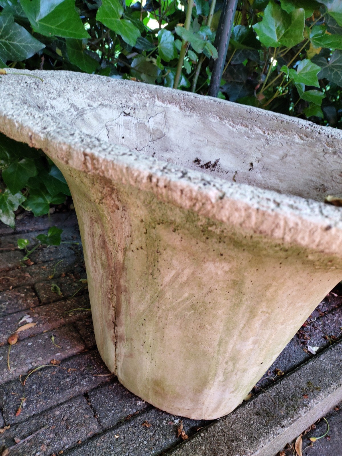 Antieke hoge bloembak; winterhard, Tuin en Terras, Bloembakken en Plantenbakken, Ophalen, Overige vormen, Beton