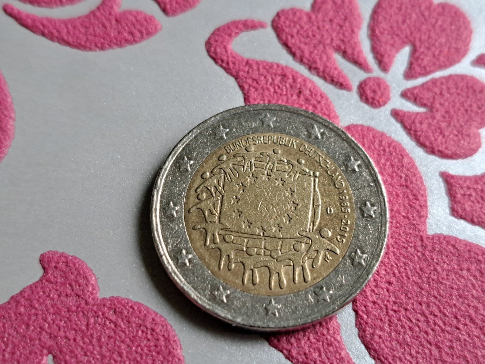 2 euro cc Duitsland 30 jaar Europese Vlag 2015 (D), Ophalen of Verzenden, Duitsland, 2 euro