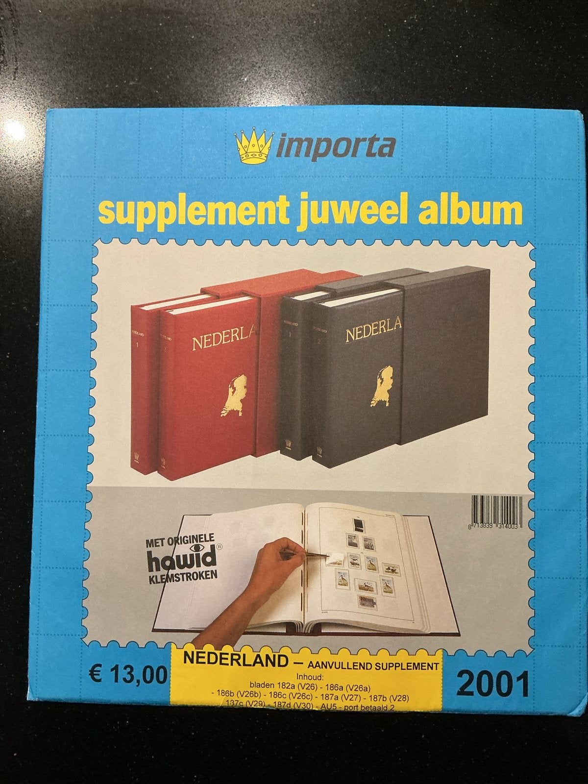 Importa Juweel Album Supplement Nederland 2001, Ophalen of Verzenden, Na 1940, Postfris