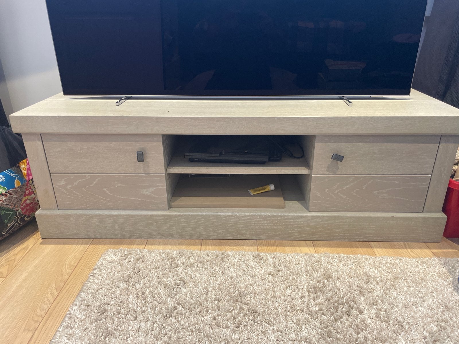 Televisiemeubel voor 55-60 inch TV - Goede staat, Ophalen, 100 tot 150 cm, Minder dan 100 cm, 25 tot 50 cm