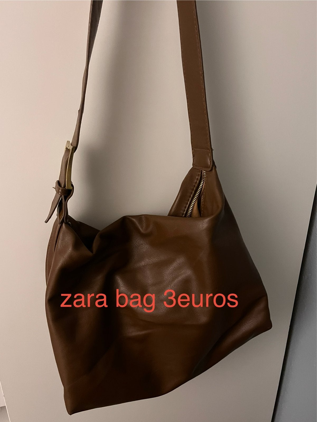 Zara schoudertas bruin, Ophalen, Gebruikt, Bruin, Schoudertasje