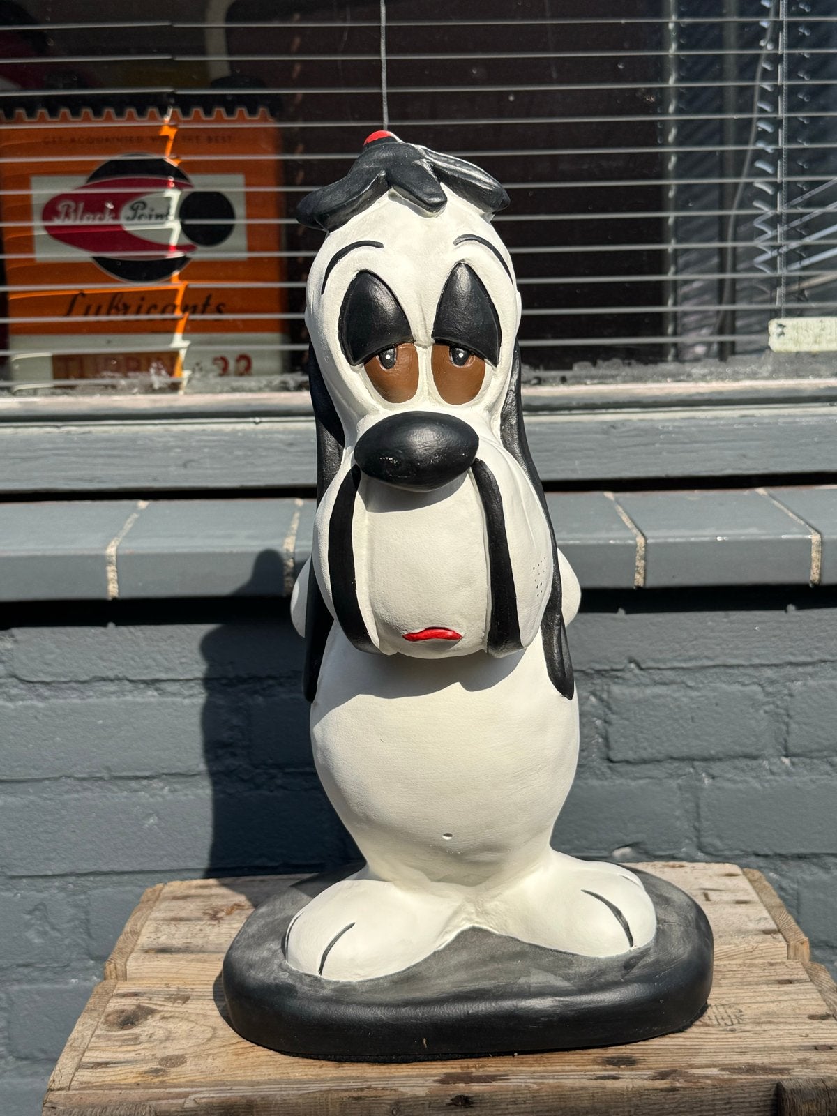 Grote Droopy Beeld - Vintage Cartoon Decoratie, Ophalen of Verzenden, Zo goed als nieuw