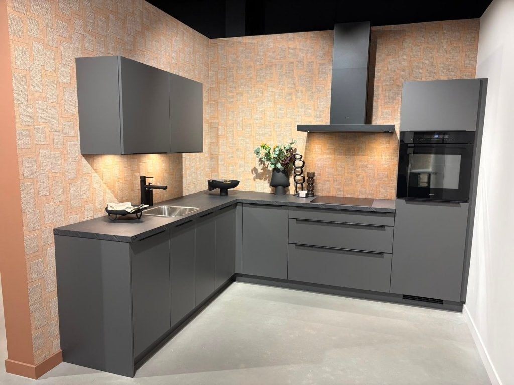 Complete keuken - Nieuw en ongebruikt!, Hoekkeuken, Nieuw, Ophalen of Verzenden, Kunststof