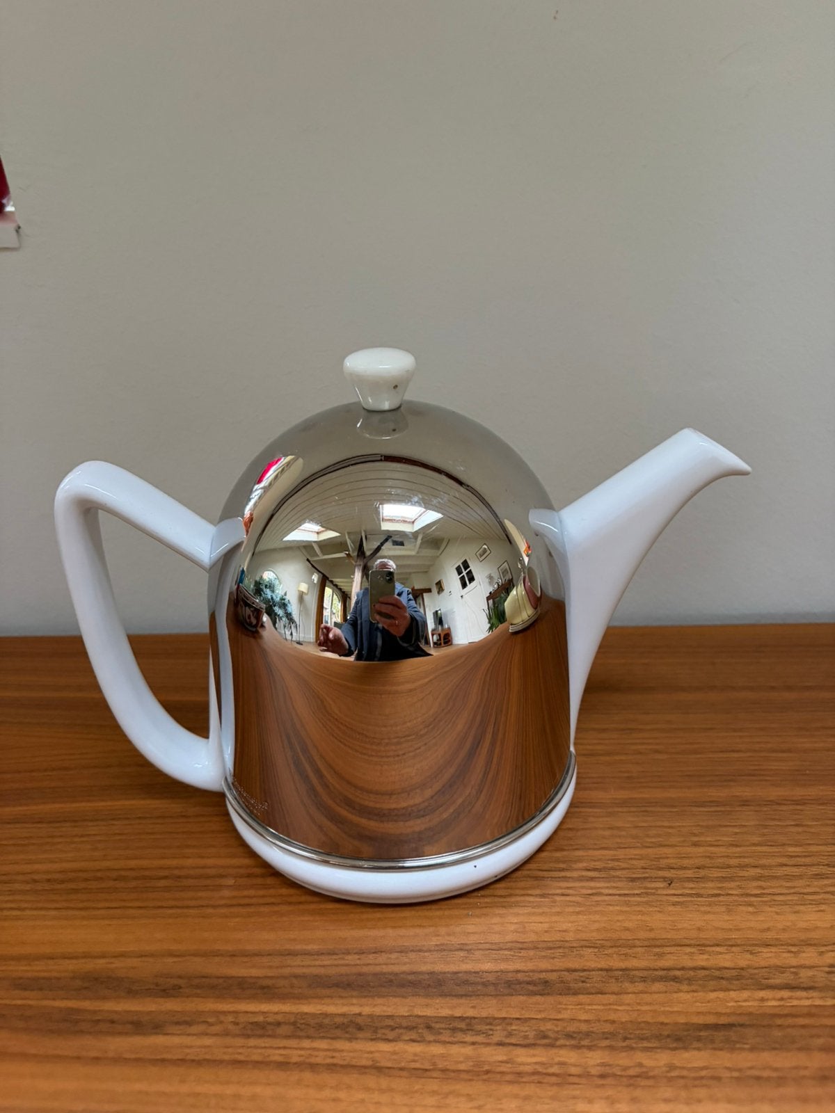 Bredemeijer theepot Cosy Manto, Theepot/fluitketel, Bredemeijer, Zilver, Ophalen of Verzenden