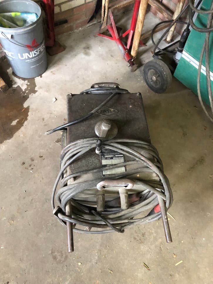 Zinser 180A Elektrode Lasapparaat - 230V/380V, Ophalen of Verzenden, Gebruikt, 150 tot 250 ampère, Elektroden