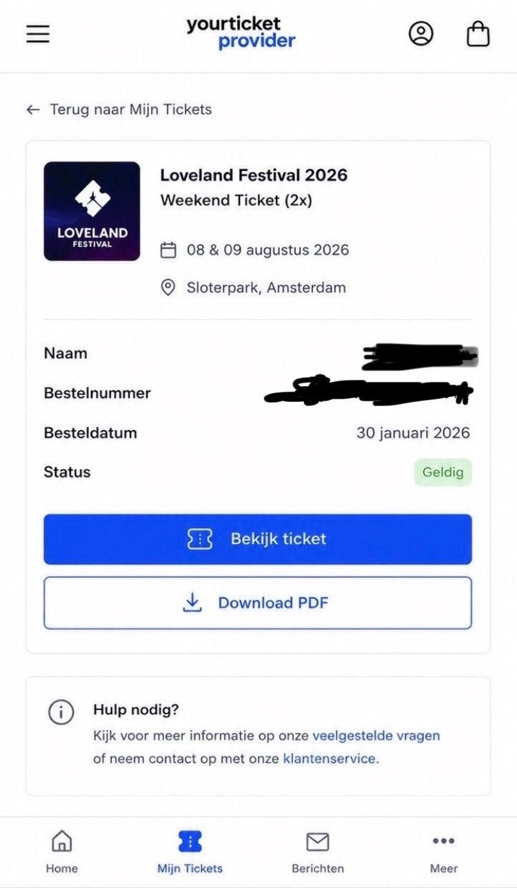 Loveland Weekend Ticket, Eén persoon, Meerdaags