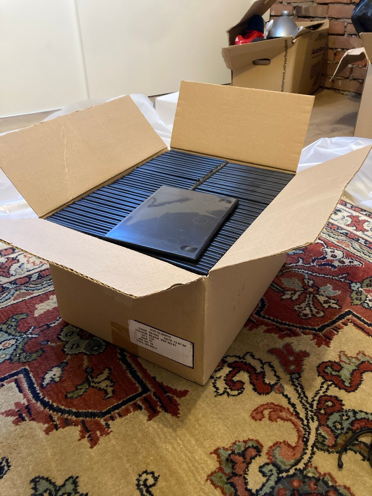 110 Nieuwe DVD/CD hoesjes - Zwart slimbox/slim case, Verzenden, Nieuw in verpakking