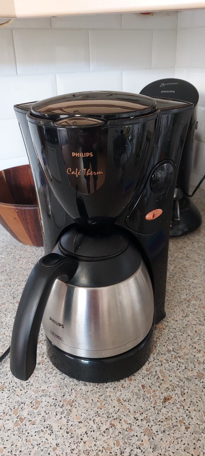 Philips Café Therm koffiezetapparaat met thermoskan, Witgoed en Apparatuur, Gebruikt, Koffiemachine, Gemalen koffie, Ophalen of Verzenden