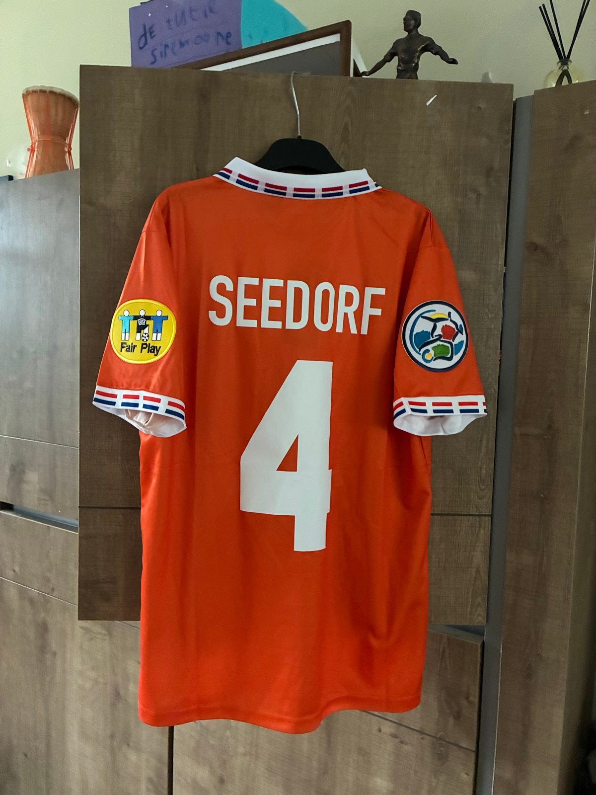 EK 1996 Nederland Thuisshirt Clarence Seedorf Maat S Nieuw, Maat S, Ophalen of Verzenden, Nieuw, Shirt