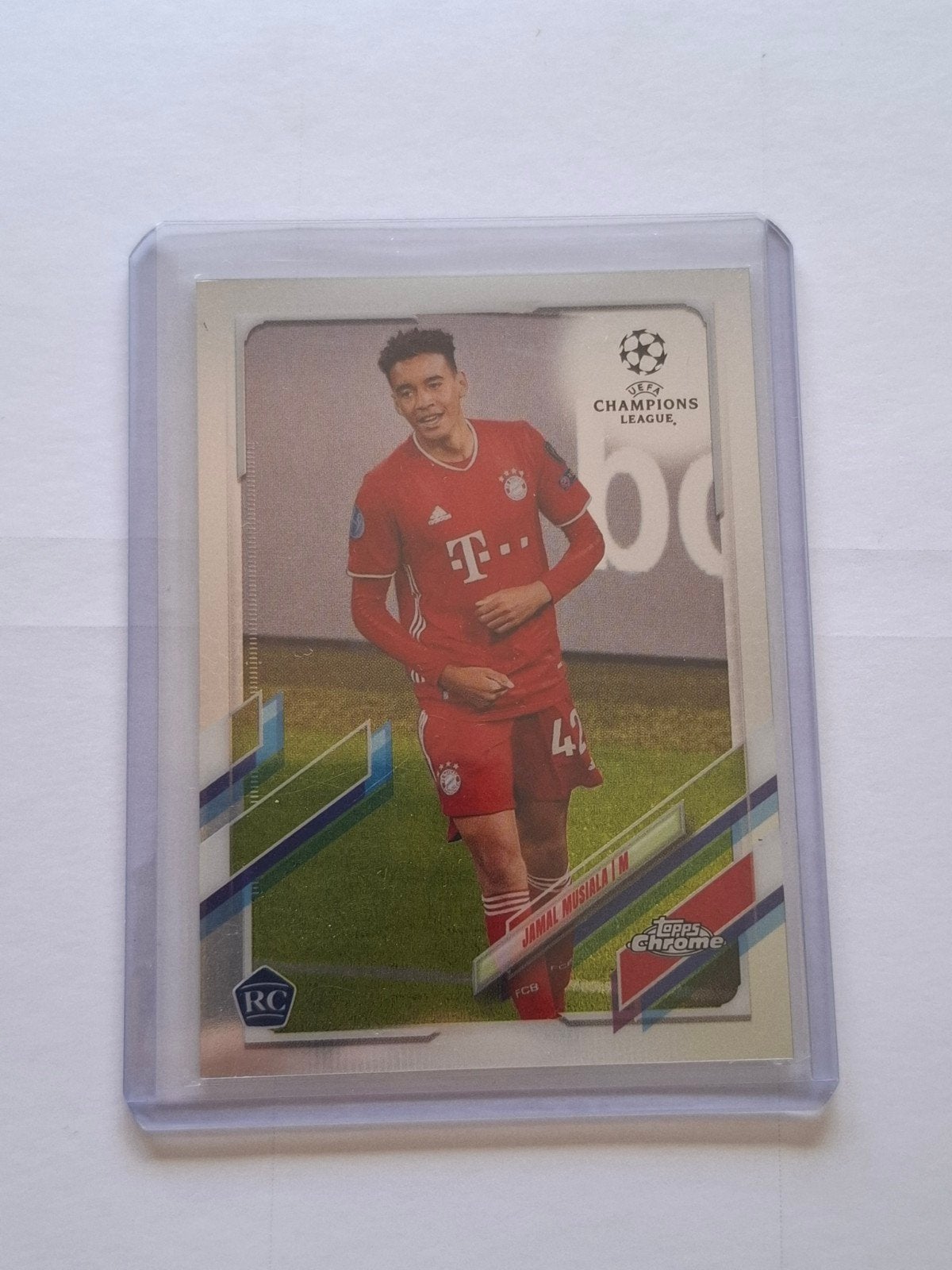 Jamal Musiala 2020-21 Topps Chrome UEFA Champions League, Ophalen of Verzenden, Nieuw, Buitenlandse clubs, Spelerskaart