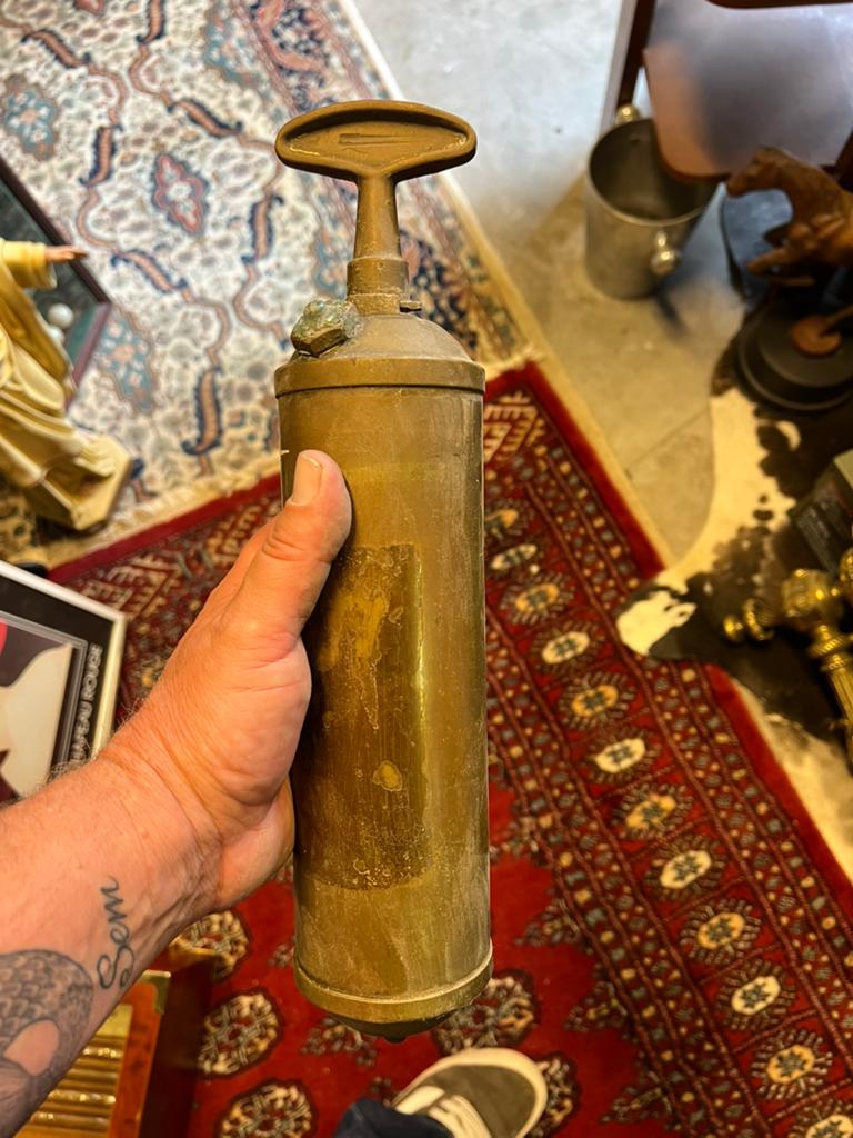 Oud kleine brandblusser oldtimer, Antiek en Kunst, Ophalen
