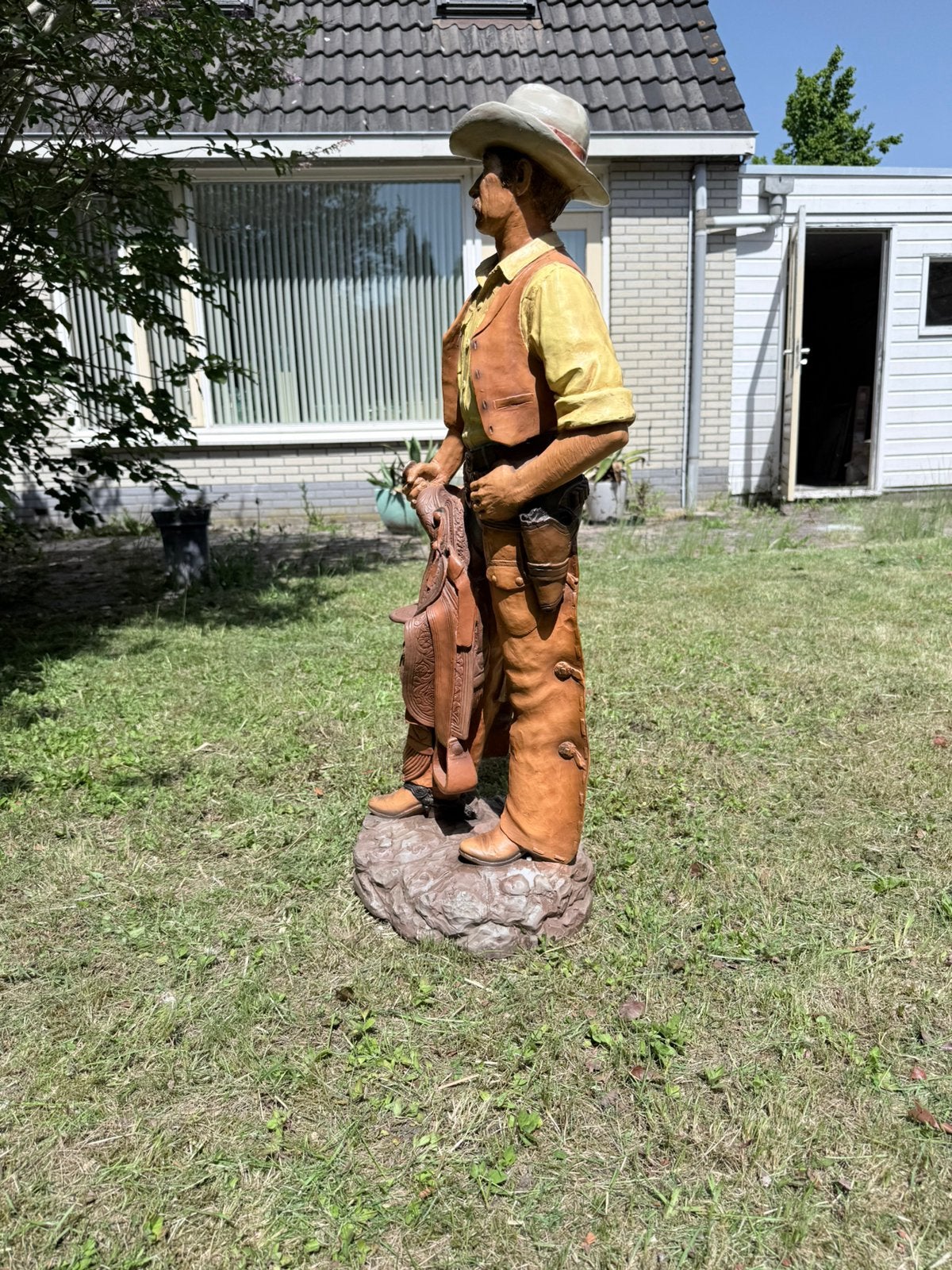 Cowboy beeld universal, Verzamelen, Beelden en Beeldjes, Ophalen, Gebruikt