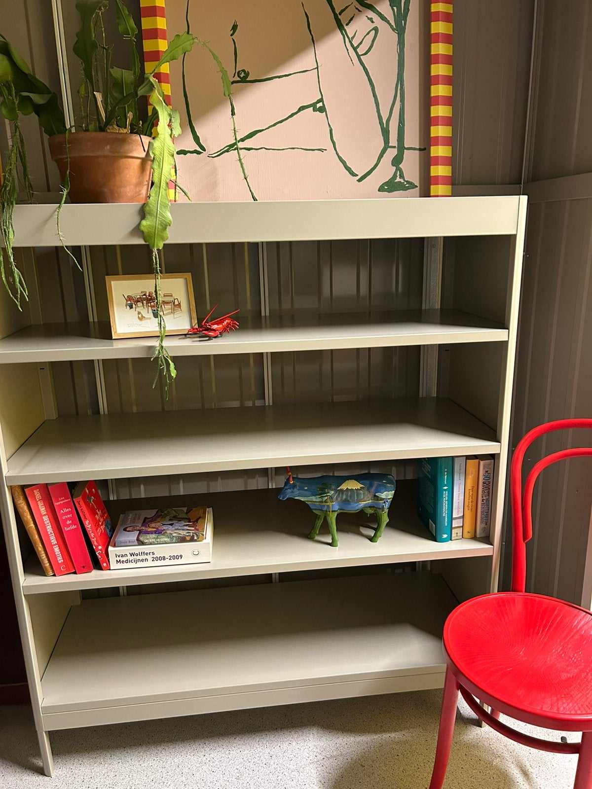 Idasen ikea kast - niet meer in collectie, Huis en Inrichting, Kasten | Lockerkasten, Ophalen, Zo goed als nieuw, Industrieel