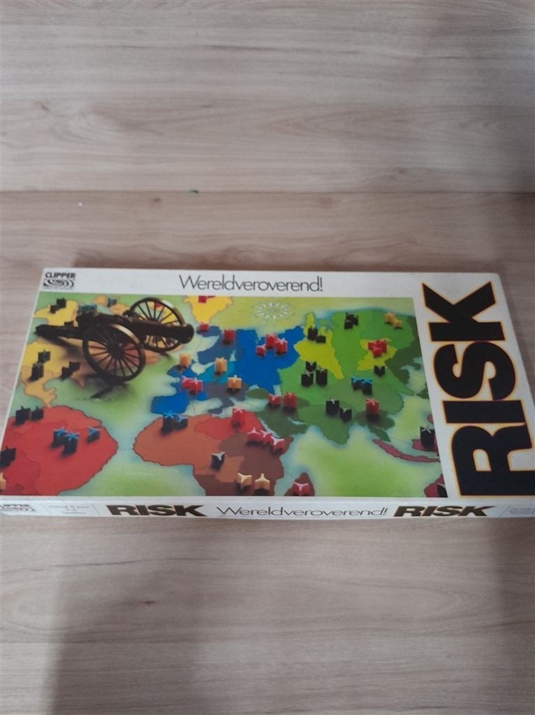 Risk Witte doos - parker - s5073, Hobby en Vrije tijd, Gezelschapsspellen | Bordspellen, Verzenden, Zo goed als nieuw