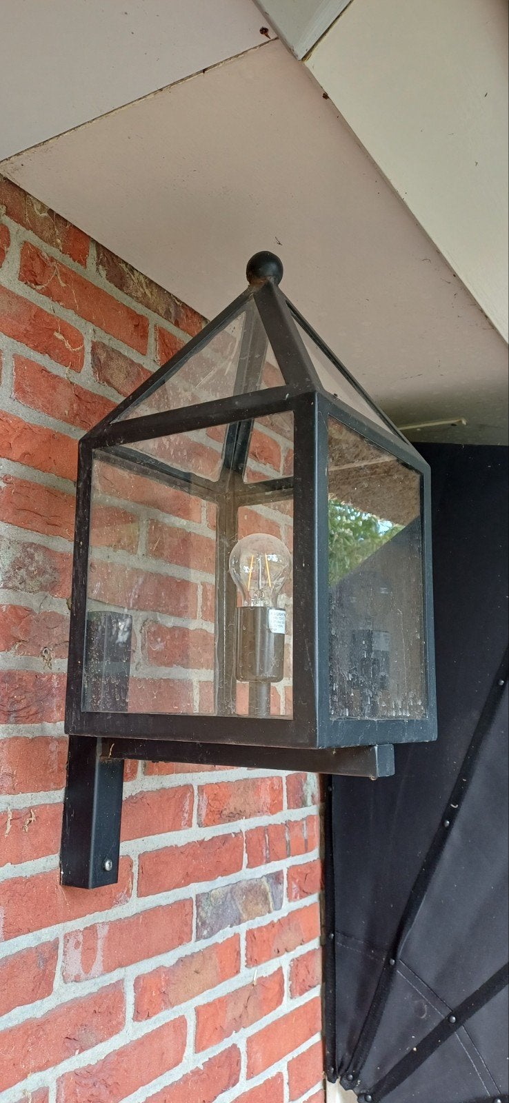 Buitenlampen 2 stuks, Tuin en Terras, Ophalen, Netvoeding, 50 tot 250 watt, Wandlamp