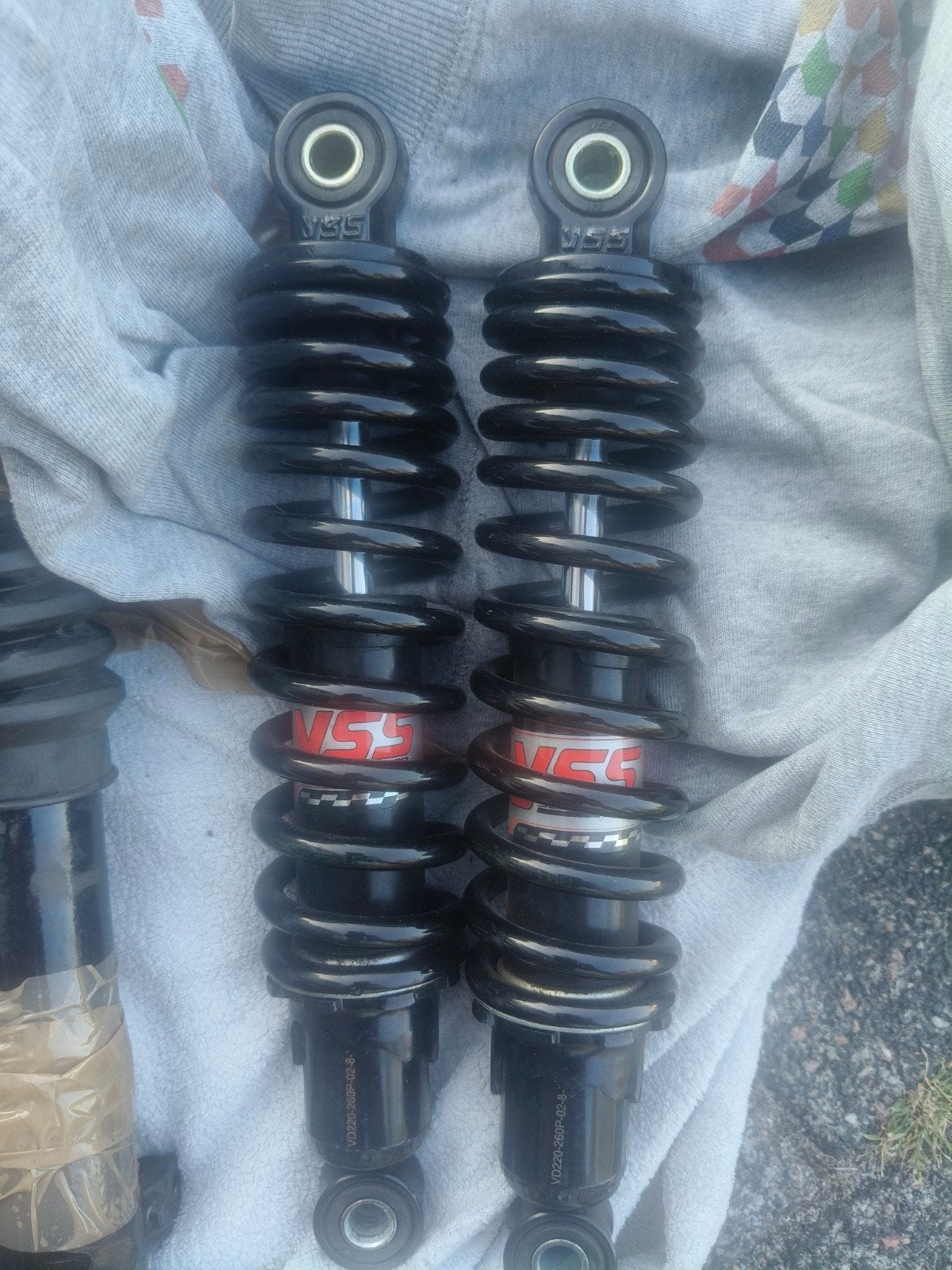 260mm schokbrekers voor gilera citta en/of vespa bravo/si, Ophalen of Verzenden, Zo goed als nieuw, Overige typen