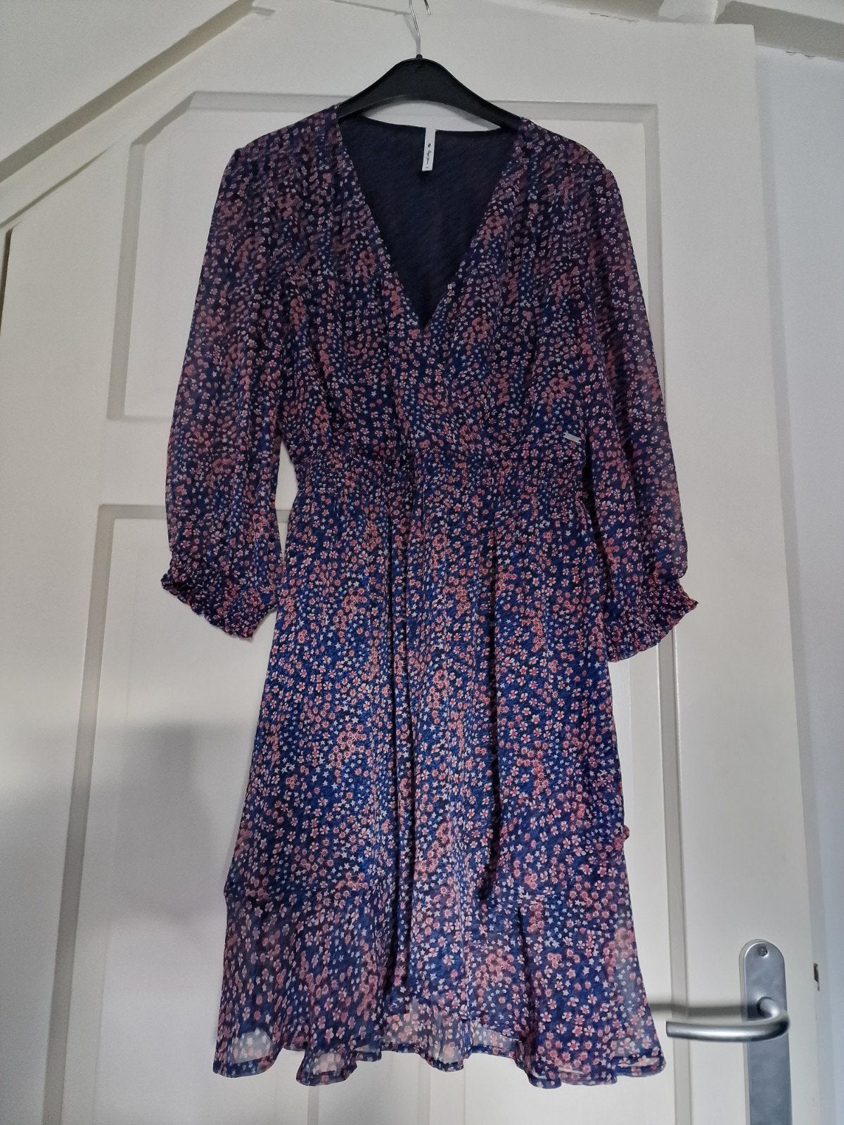 Pepe jeans jurk, Maat 38/40 (M), Blauw, Ophalen of Verzenden, Zo goed als nieuw