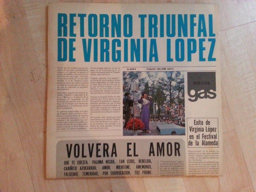 VIRGINIA LOPEZ - retorno triunfal, Ophalen of Verzenden, Zo goed als nieuw, 12 inch, LP