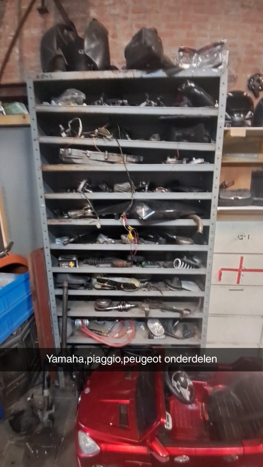 yamaha piaggio peugeot en tomos onderdelen, Ophalen of Verzenden
