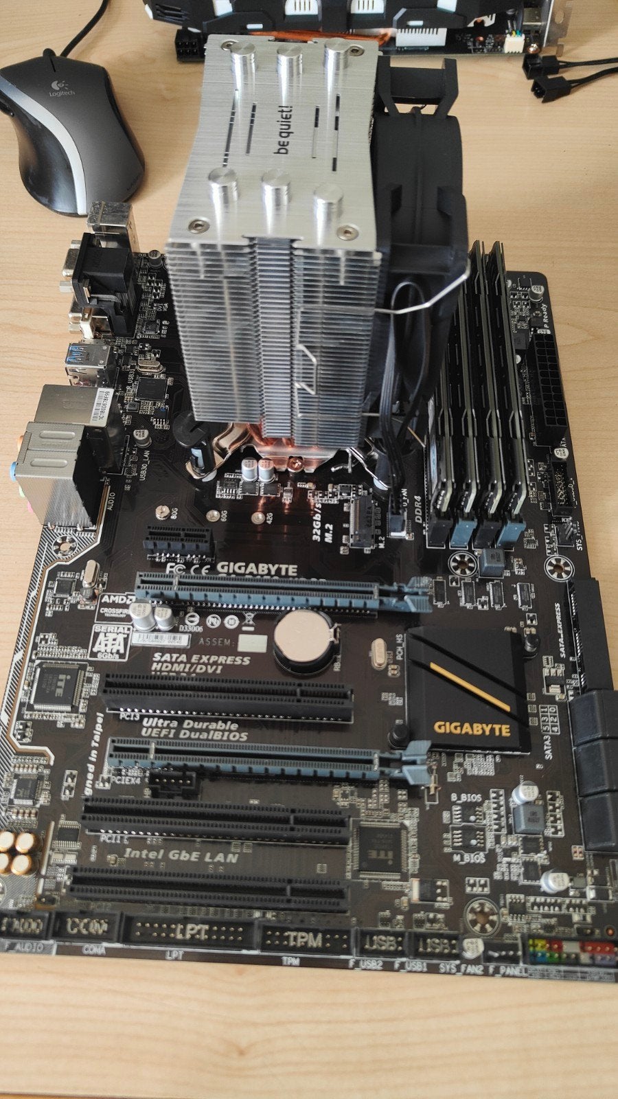 i5 6500, gigabyte GA B150 hd3p, 32gb ddr4, Ophalen of Verzenden, Gebruikt, Luchtkoeling