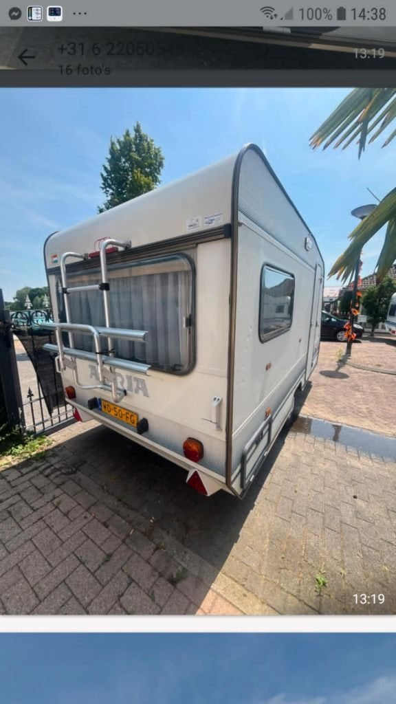 adria 4152 voortent luifel lichtgewicht kg 640, 2 aparte bedden, Rondzit, Bedrijf, Adria