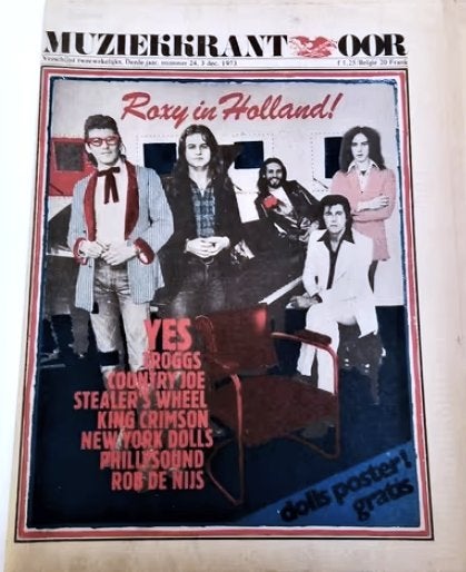 oor nr.24 *1973*- roxy music in holland cover, Boeken, Ophalen of Verzenden, Gelezen, Muziek, Film of Tv