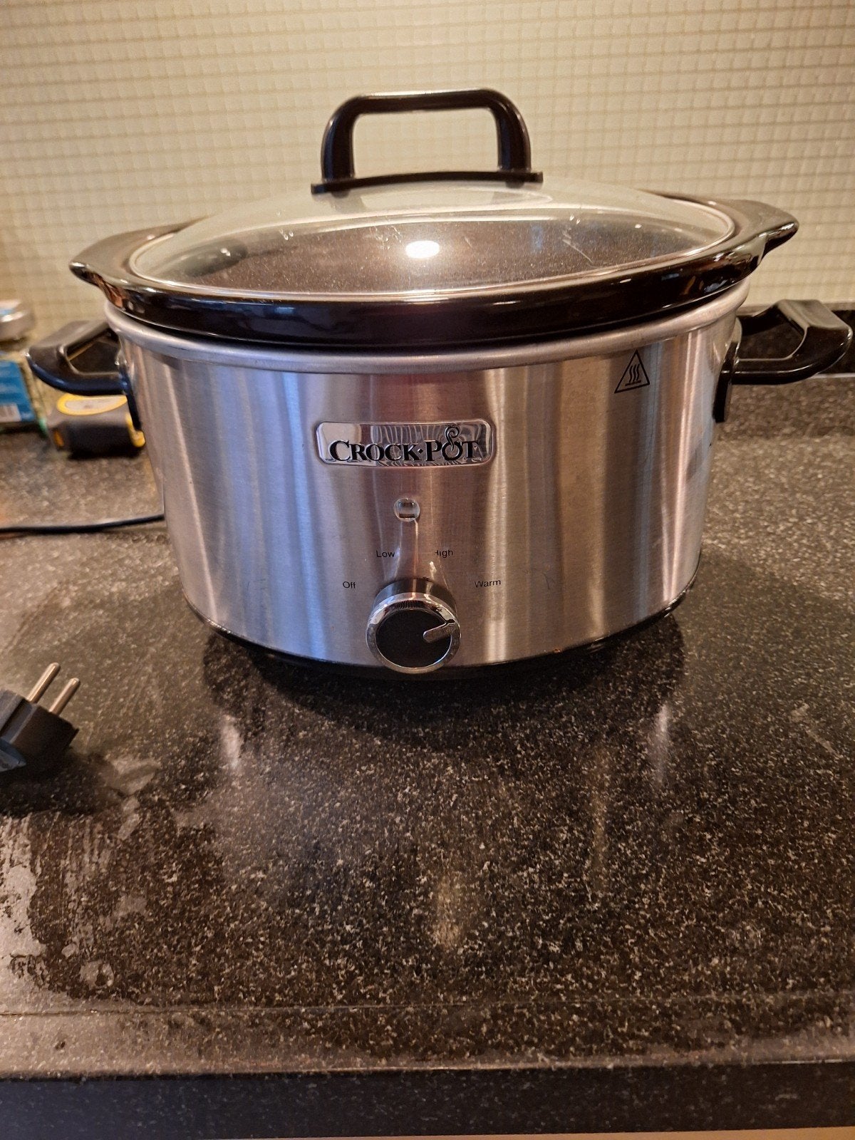 Crock-Pot Slowcooker CSC025X - Zilver/Zwart, Ophalen, Gebruikt