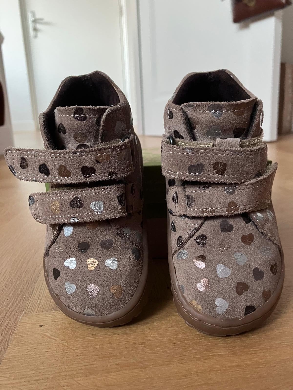 Froddo Barefoot schoenen met hartjes, maat 23, Gebruikt, Froddo, Jongen of Meisje, Schoenen
