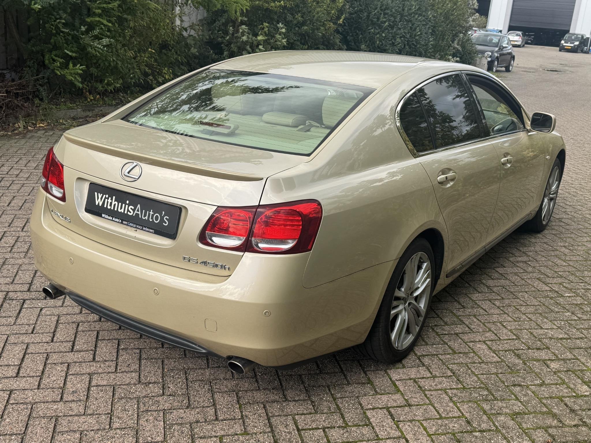Lexus GS 450h V6 *1ste-eigenaar *NAP *Stoelverwarming, Auto's, Achterwielaandrijving, Gebruikt, 2000 kg, Beige