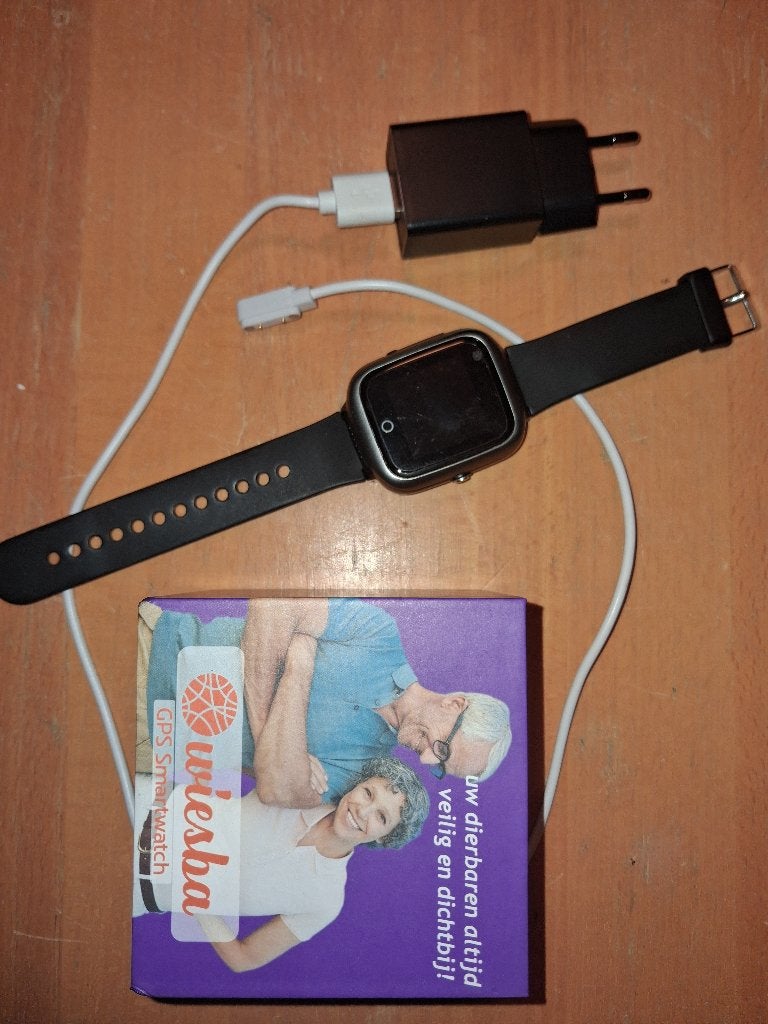 Senioren horloge, Gebruikt, Zwart, Android, Wiesba