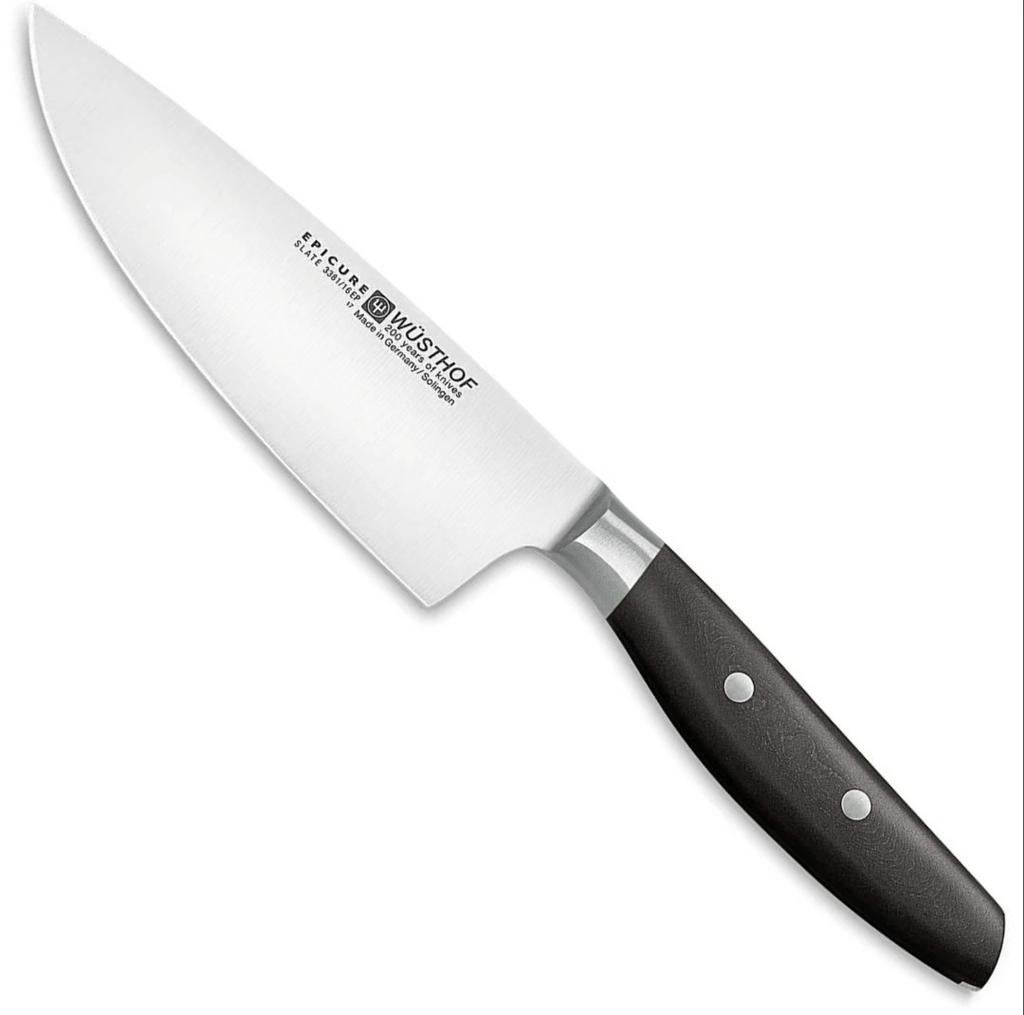 Wusthof epicure slate koksmes 16cm, Ophalen of Verzenden, Nieuw, Rvs of Chroom