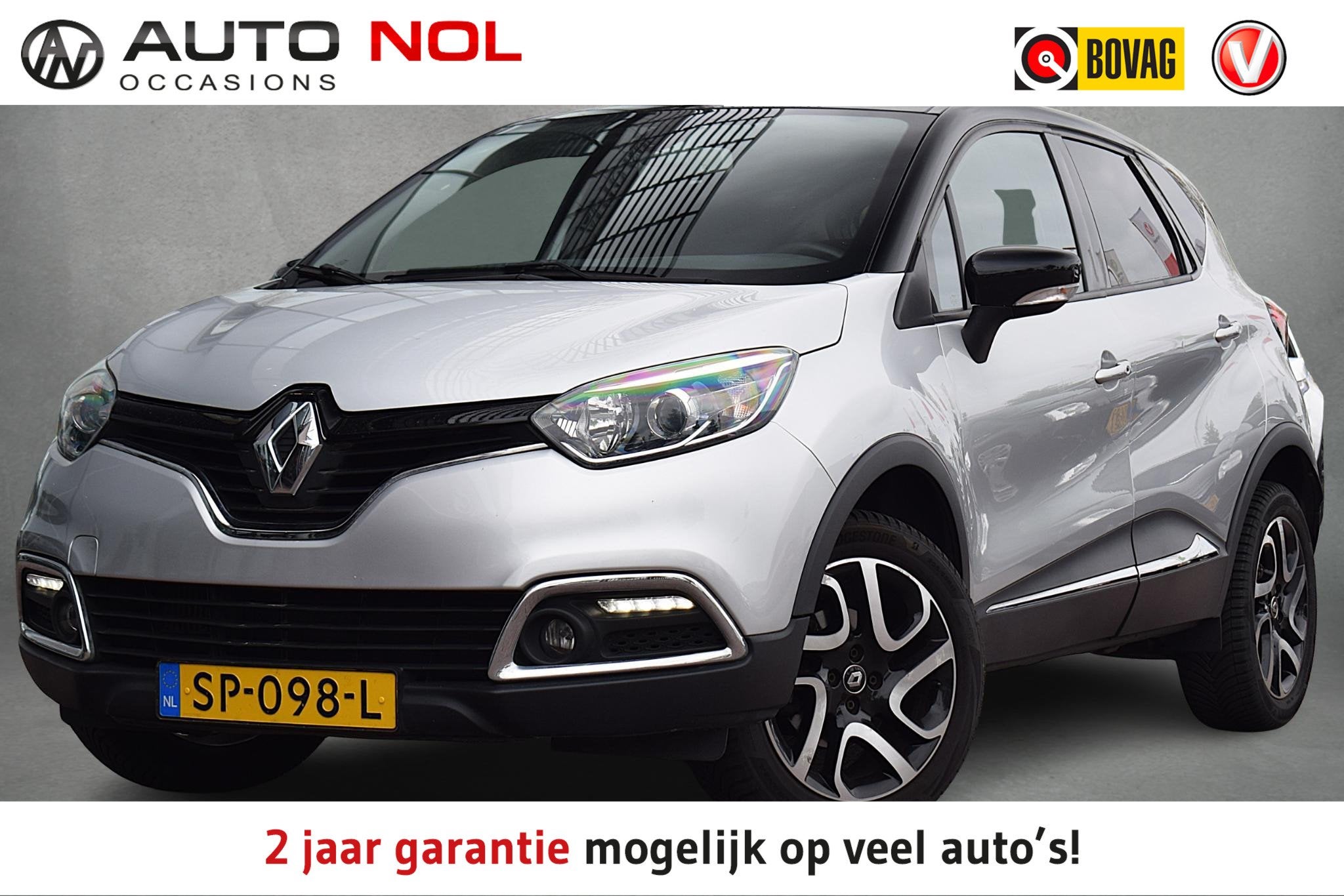 Renault Captur 1.2 TCe Dynamique | Automaat | Half Leer | St, Auto's, Renault, 4 cilinders, Leder en Stof, SUV of Terreinwagen