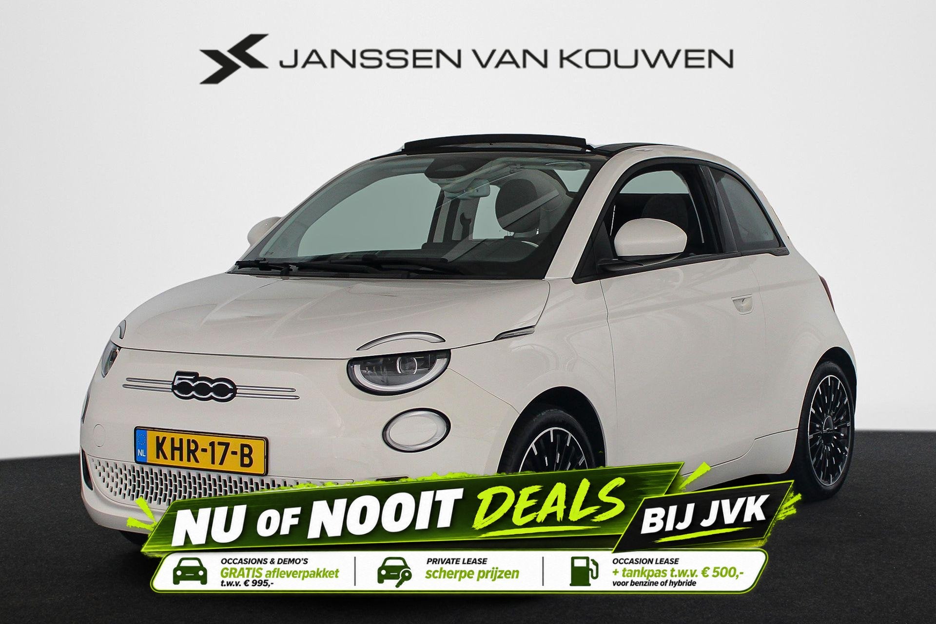 Fiat 500 C Icon 42 kWh Stoelverwarming 17'' Diamantfinish Ve