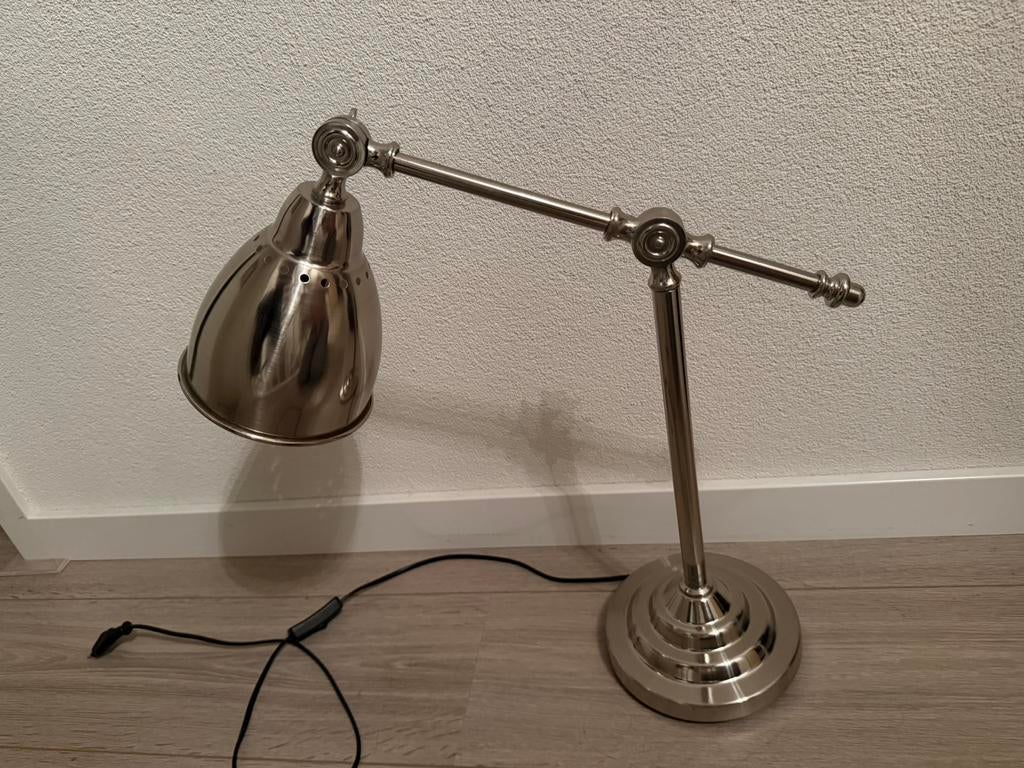 Bureaulamp, Huis en Inrichting, Ophalen of Verzenden, Zo goed als nieuw, Metaal, Minder dan 50 cm