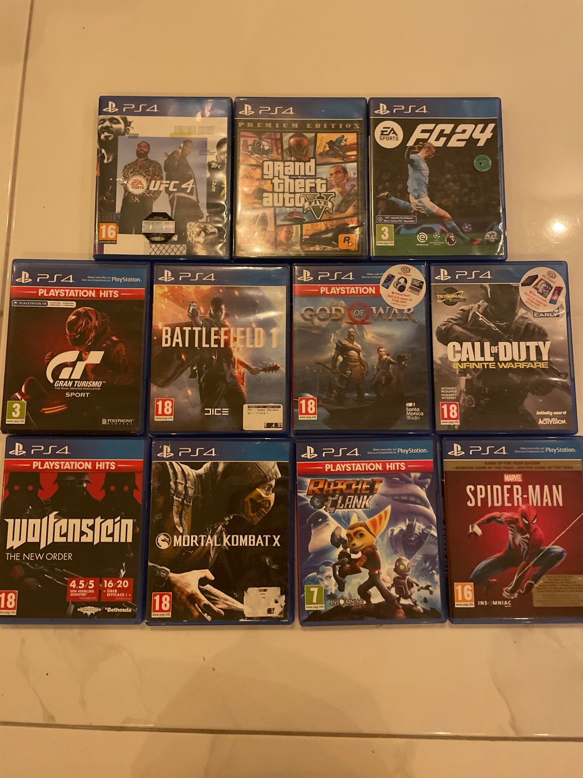 PS4 games te koop - Diverse titels, allemaal werkend, Ophalen of Verzenden, Gebruikt