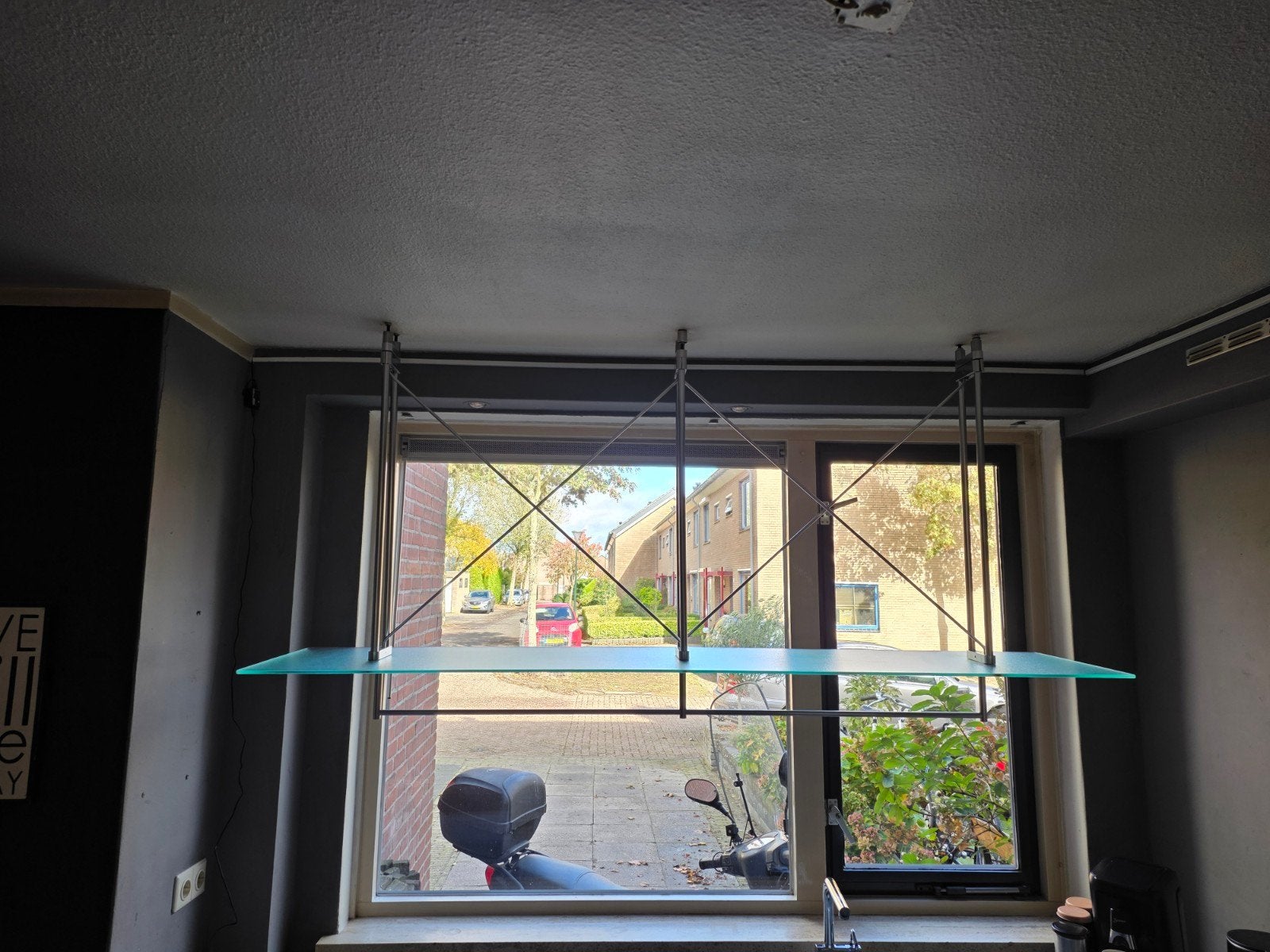 Origineel Bulthaup Keukenrek met Glasplaat 200x45cm, Ophalen, Zilver, Metaal, Overige merken