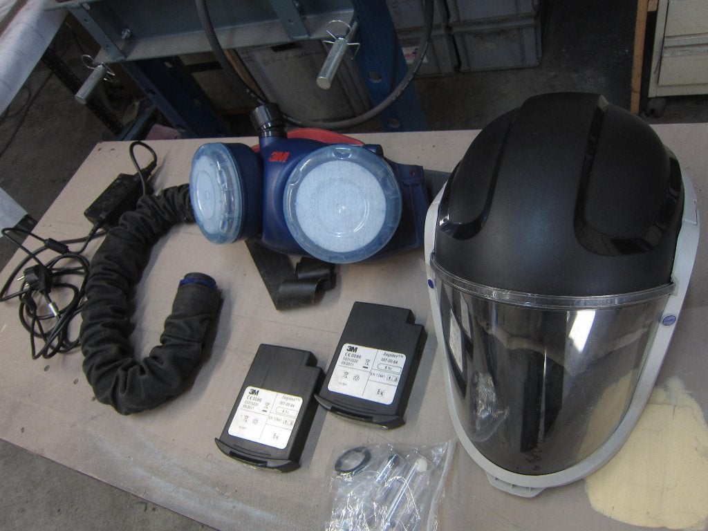 3M Jupiter / Versaflo vol gelaats masker set M306, M300, Doe-het-zelf en Verbouw, Adembescherming, Gebruikt, Volgelaatsmaskers