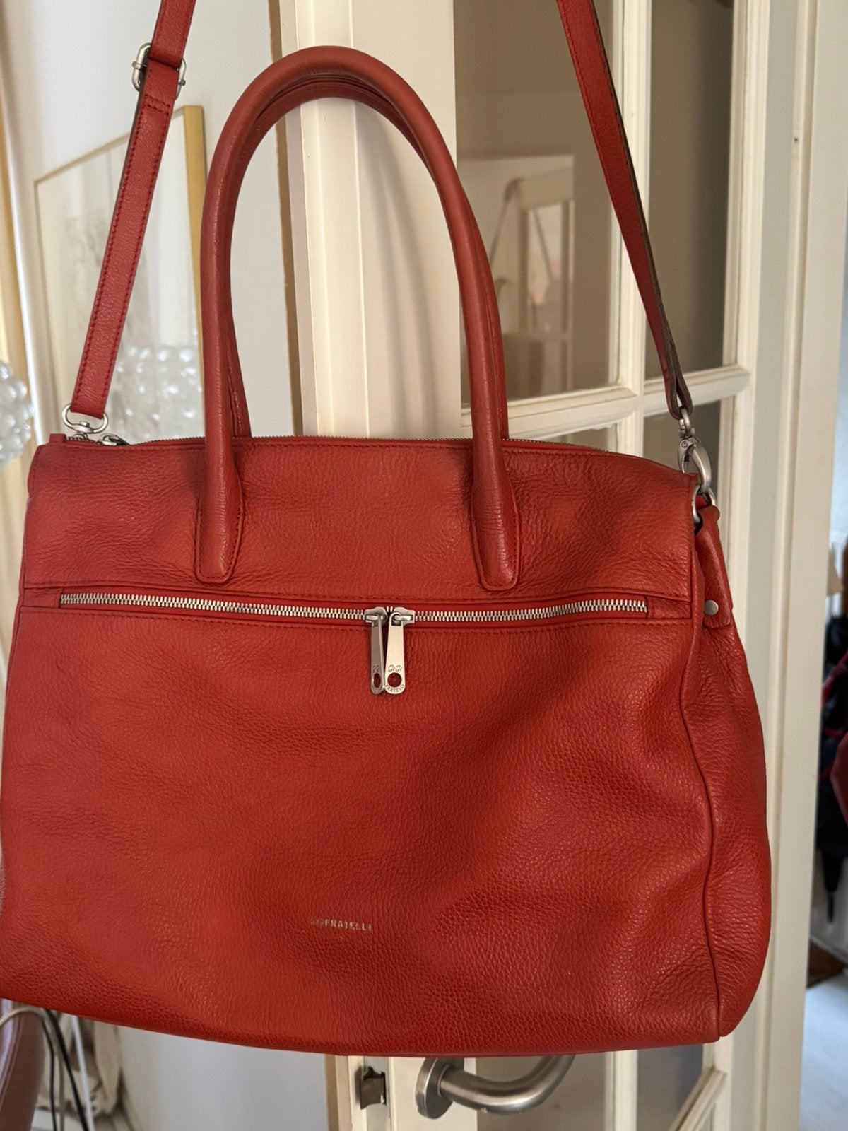 Zakentas Fratelli in goede staat, Sieraden, Tassen en Uiterlijk, Ophalen of Verzenden, Zo goed als nieuw, Oranje