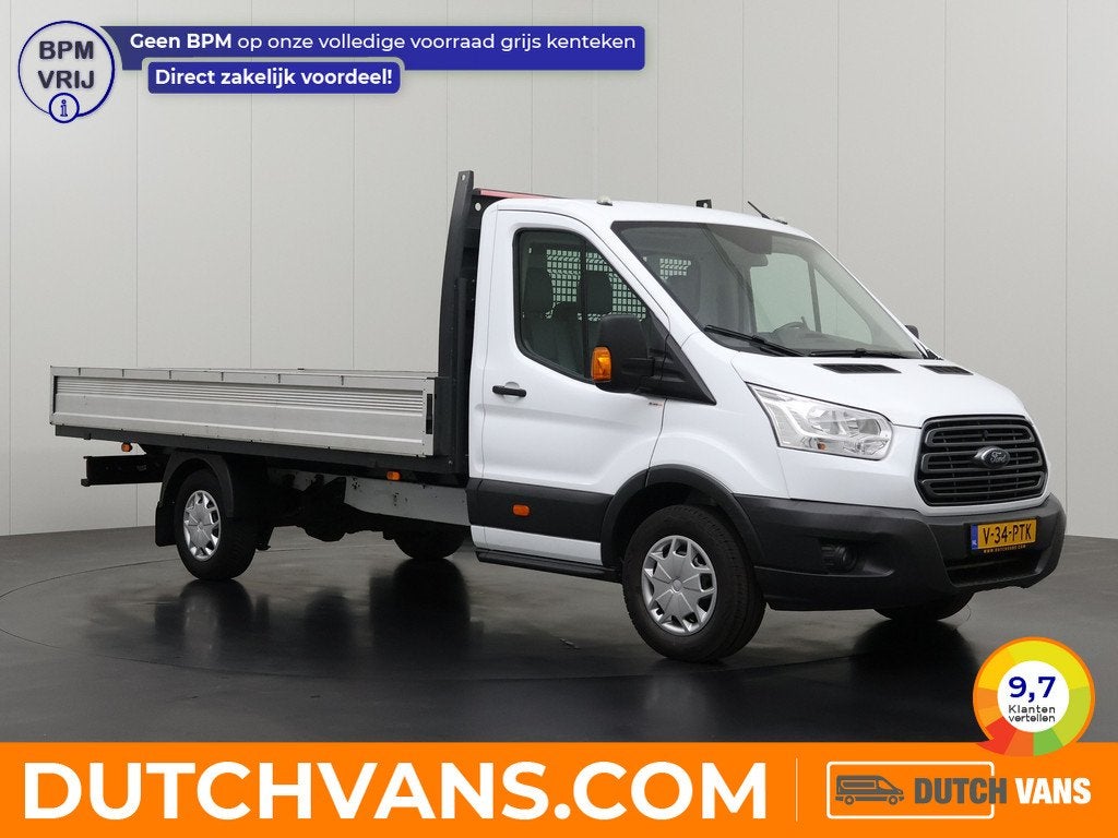 Ford Transit 2.0TDCi 130PK Open Laadbak 4,25 Laadlengte | Ai, Auto's, Bestelauto's, Te koop, ABS, Airconditioning, Boordcomputer