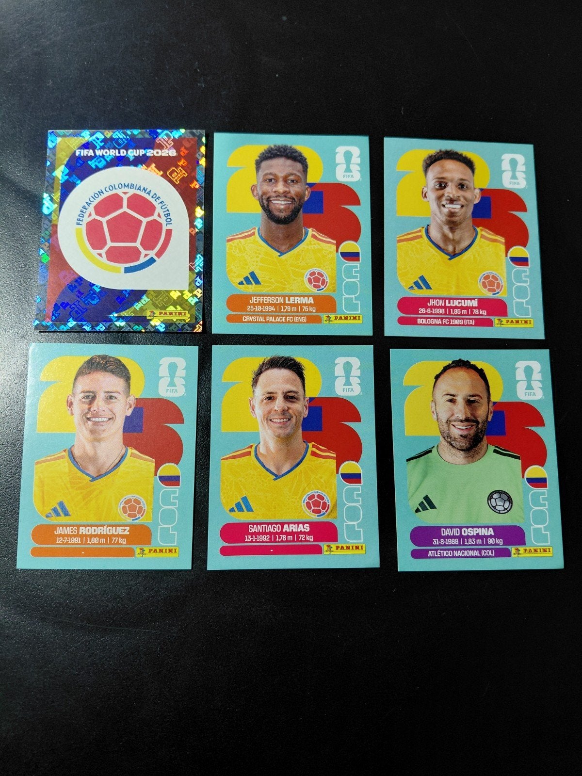 Colombia (panini wk 2026 stickers), Verzenden, Nieuw, Buitenlandse clubs, Poster, Plaatje of Sticker