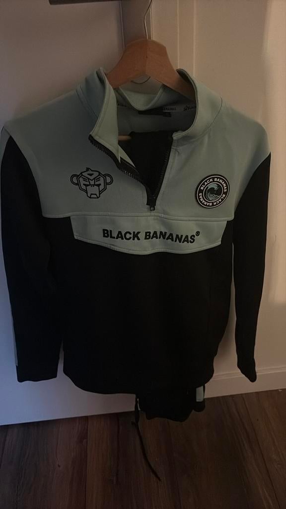 Trainingspak black bananas maat m, Kleding | Heren, Sportkleding, Ophalen of Verzenden, Zo goed als nieuw, Zwart, Algemeen