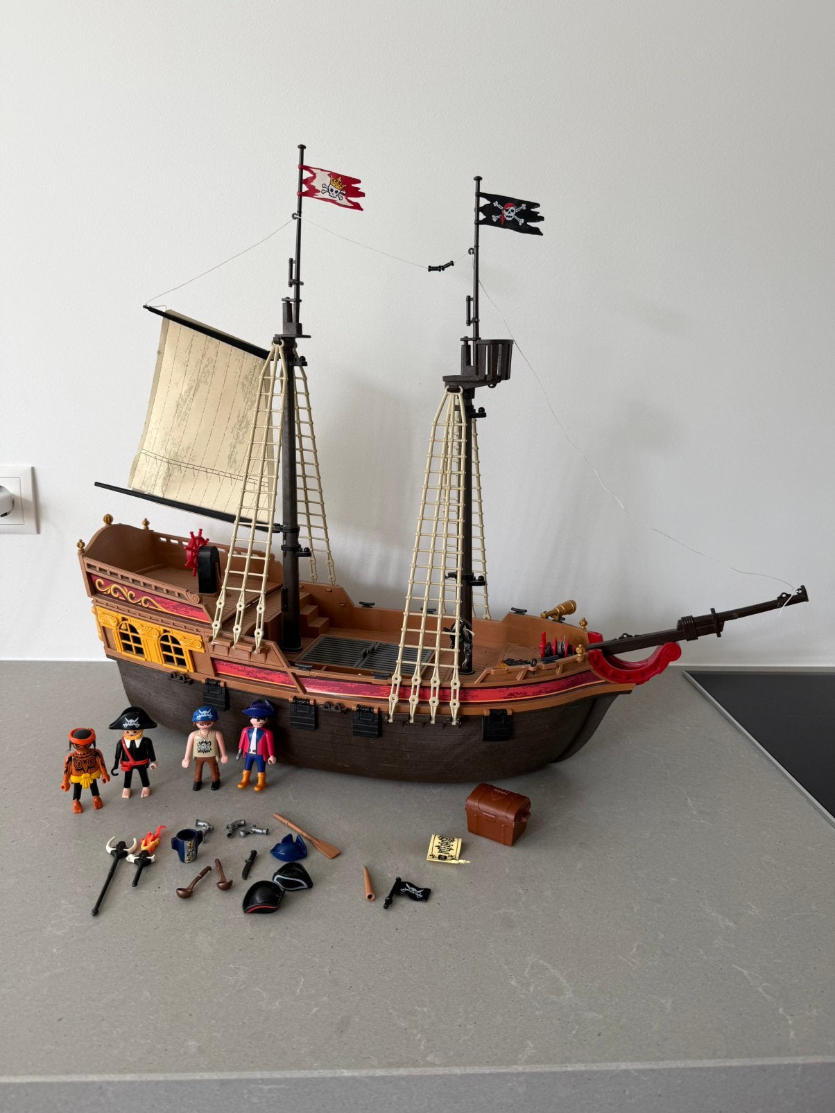 Playmobil piratenschip, Ophalen, Gebruikt