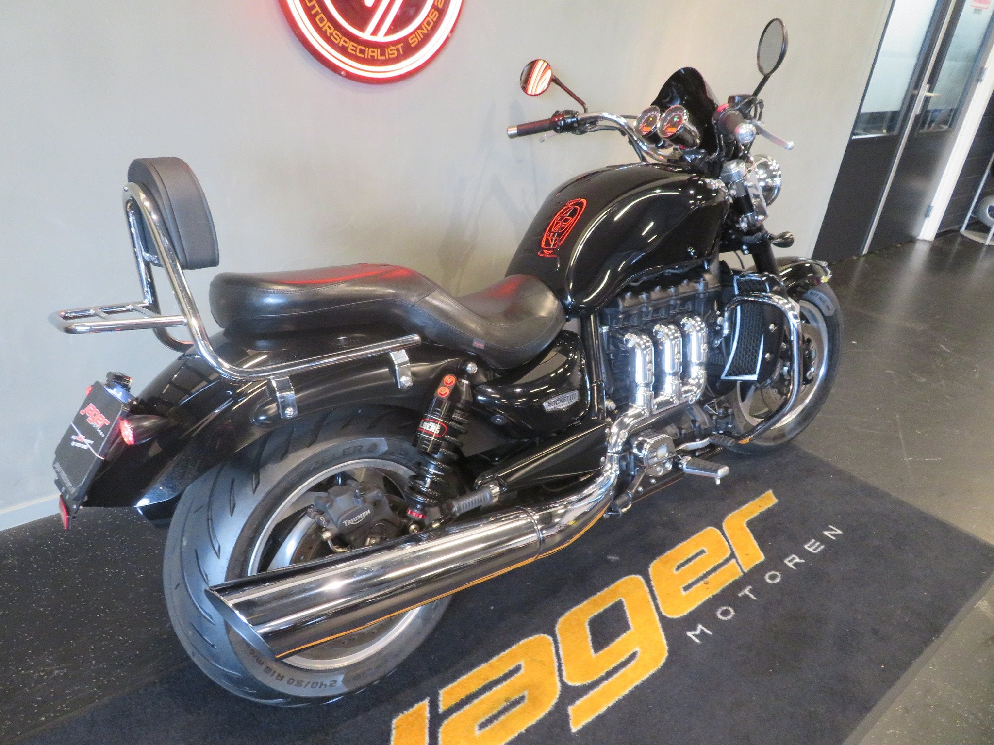 Triumph ROCKET 3 ROADSTER NIEUWSTAAT! HISTO (bj 2012), Motoren, Toermotor, Gebruikt, Bedrijf