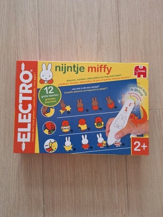 Electro Nijntje Miffy, Ophalen of Verzenden, Zo goed als nieuw, Taal en Lezen, Met licht